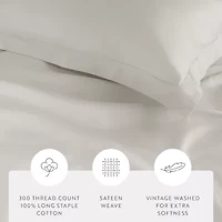 Casual Comfort 300tc Brushed Cotton Comforter Duvet Set