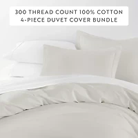 Casual Comfort 300tc Brushed Cotton Comforter Duvet Set