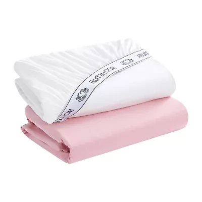 Fruit of the Loom 4 Pack Microfiber Fitted Sheet