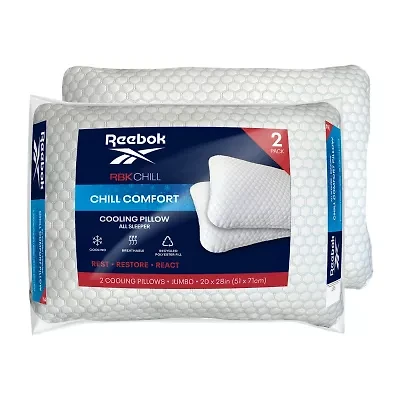 Reebok Chill Comfort 2-Pack Soft/Medium Density Bed Pillow