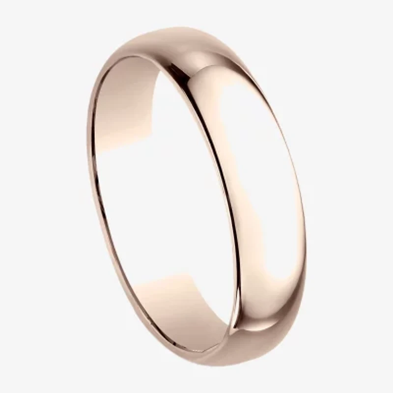 Mens 5MM 10K Gold Wedding Band