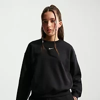 Nike Big Kid Girls Crew Neck Fleece Long Sleeve Sweatshirt