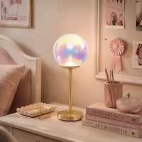 AEROPOSTALE Iridiscent Bubble Stainless Steel Table Lamp