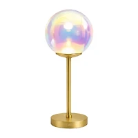 AEROPOSTALE Iridiscent Bubble Stainless Steel Table Lamp