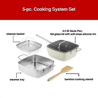 Cooks Ceramic 5-pc. Cooking System Set