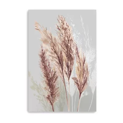 Lumaprints Blushing Pomp Grass Ii Giclee Canvas Art