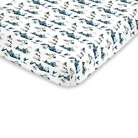 Nojo Watercolor Mountain  Mini Crib Sheet