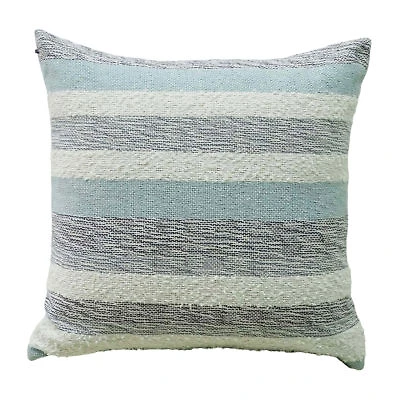 Vibhsa Textured Stripe Square Throw Pillow