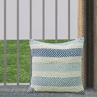 Vibhsa Dobby Weave Textured Square Throw Pillow