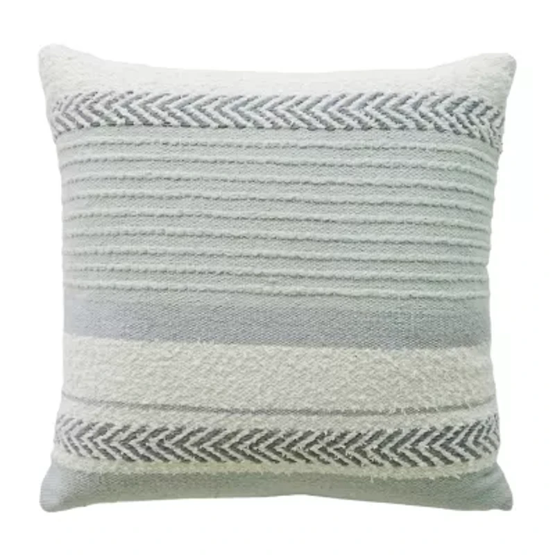 Vibhsa Striped Square Throw Pillow