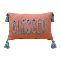 Vibhsa Braid Couching Rectangular Throw Pillow