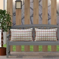 Vibhsa Knotted Edging Rectangular Throw Pillow