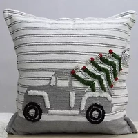 Vibhsa Holiday Car Throw Square Throw Pillow