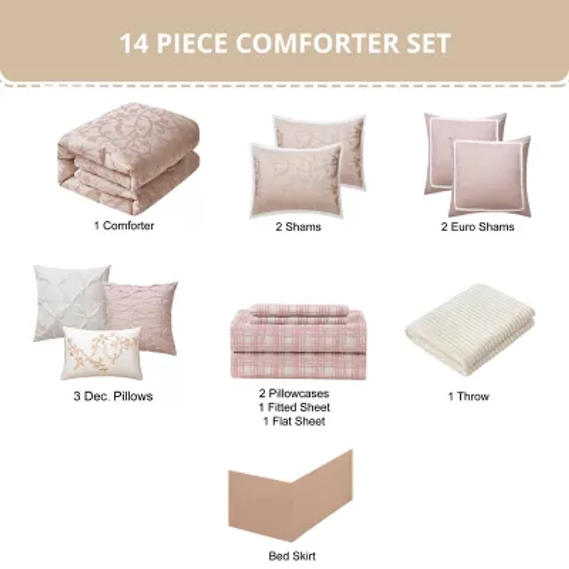 Stratford Park Aryana Midweight Complete Bedding Set with Sheets