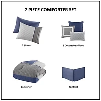 Madison Park Denver 7-pc. Midweight Comforter Set