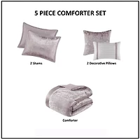 Madison Park Reagan 5-pc. Midweight Comforter Set