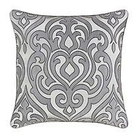 Queen Street Bylthe Pewter Square Throw Pillow