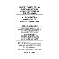 Queen Street Bylthe Pewter Rectangular Throw Pillow