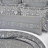 Queen Street Bylthe Pewter Rectangular Throw Pillow