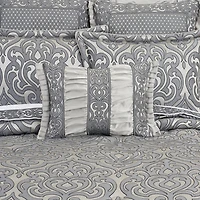 Queen Street Bylthe Pewter Rectangular Throw Pillow