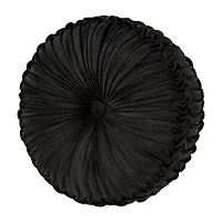 Queen Street La Grande Onyx Round Throw Pillow