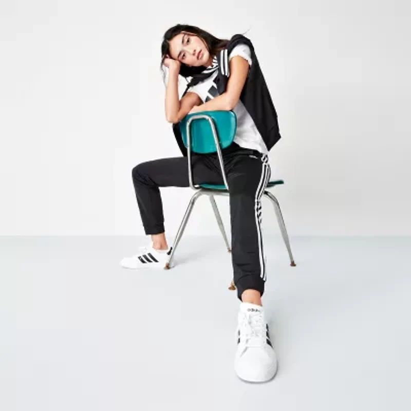 adidas Womens Tapered Mid Rise Sweatpant