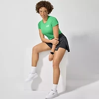 Reebok Womens Crew Neck Short Sleeve Active T-Shirt