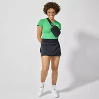 Reebok Womens Crew Neck Short Sleeve Active T-Shirt