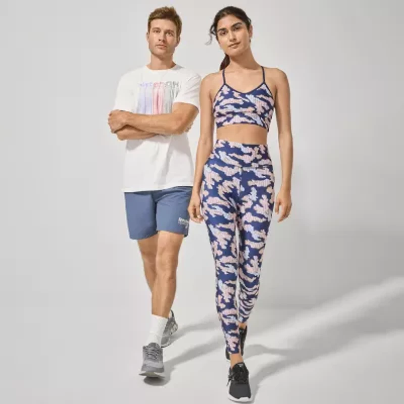 Reebok Womens Mid Rise 26 1/2" Active Full Length Leggings