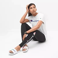 Champion Womens Crew Neck Short Sleeve Active T-Shirt