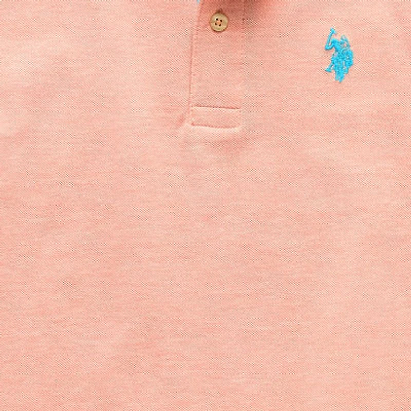 U.S. Polo Assn. Little & Big Kid Boys Short Sleeve Classic Fit Embroidered Shirt