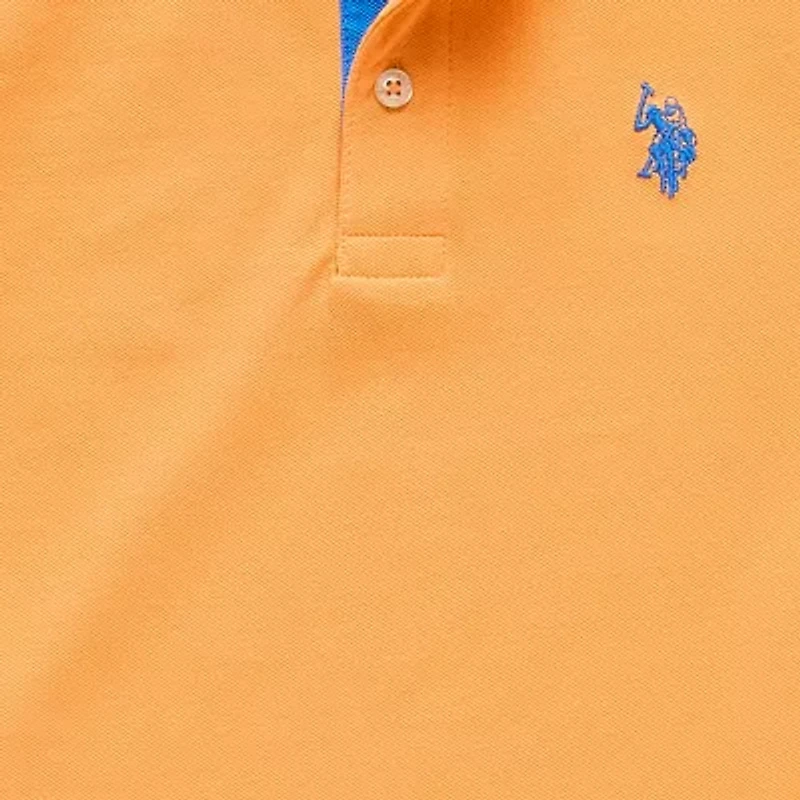 U.S. Polo Assn. Little & Big Kid Boys Short Sleeve Classic Fit Embroidered Shirt