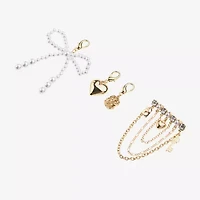 Bijoux Bar Gold Tone Heart Valentines Day Shoe Charm