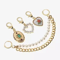 Bijoux Bar Gold Tone Heart Shoe Charm