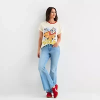 New World Frosted Flakes Boyfriend Tee Womens Crew Neck Short Sleeve Loose Fit Juniors Graphic T-Shirt