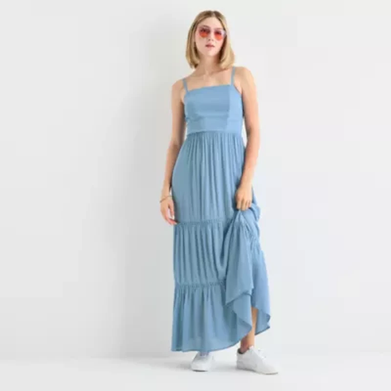 Secret Charm Womens Sleeveless Juniors Maxi Dress