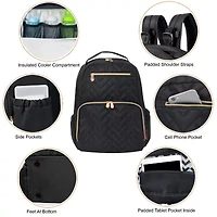 Fisher-Price Adjustable Straps Cell Phone Pocket Diaper Bag