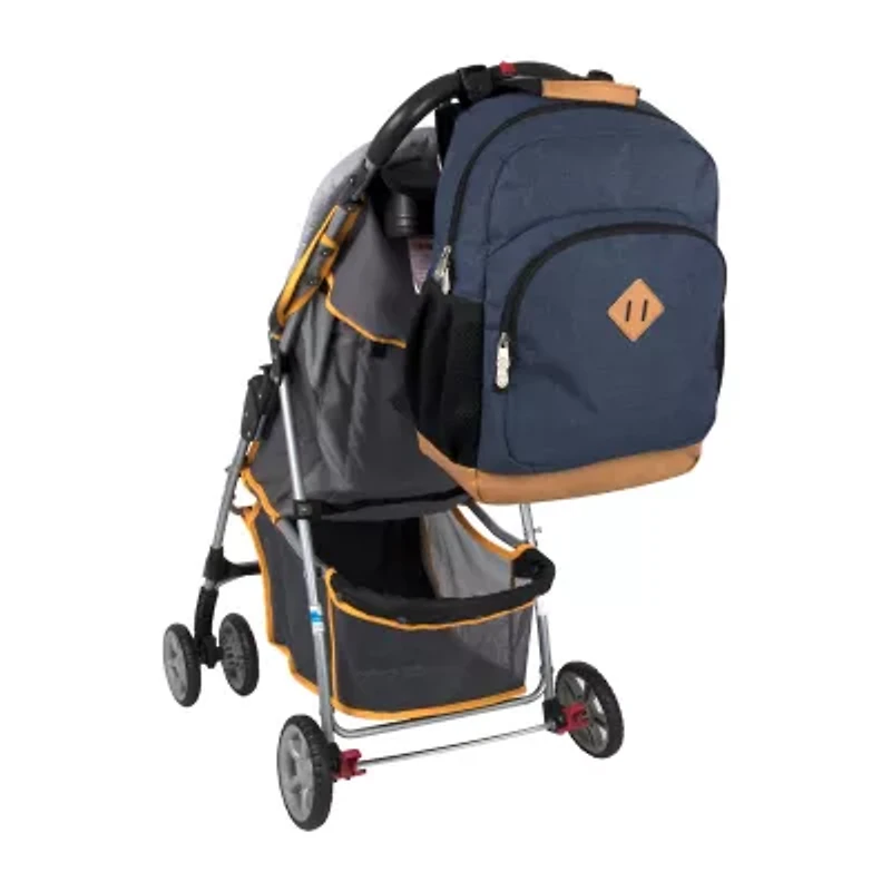 Fisher-Price Adjustable Straps Cell Phone Pocket Diaper Bag