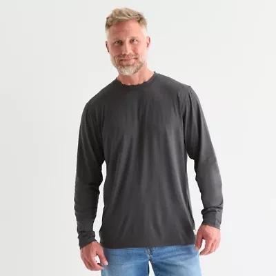 Sierra Pacific Mens Crew Neck Long Sleeve Active T-Shirt