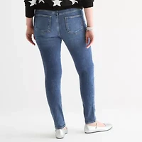 Arizona Womens Stretch Fabric Skinny Fit Juniors Jean