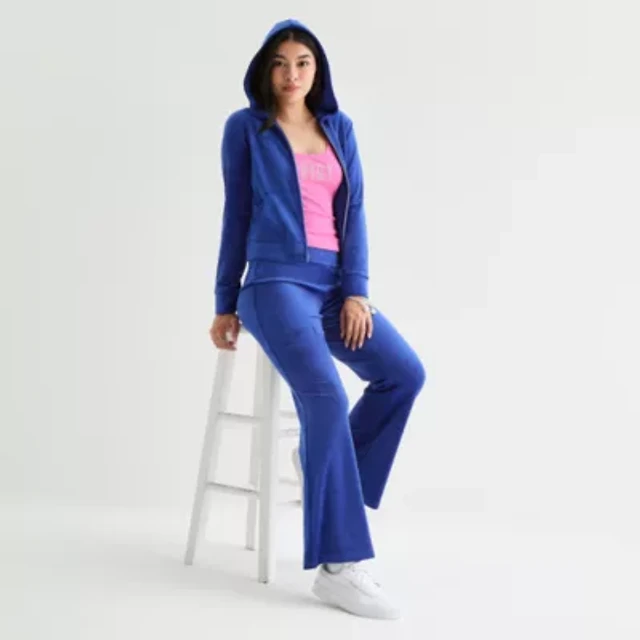 Juicy By Couture Womens Juniors Lightweight Track Jacket at