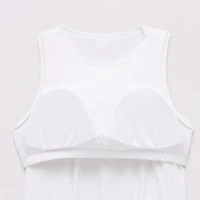 Xersion Everyday Womens High Neck Sleeveless Shelf Bra Tank Top