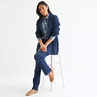 St. John's Bay Womens Long Sleeve Cardigan