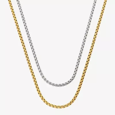 Mens 2-pc. Necklace Set