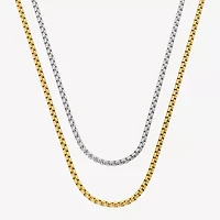Mens 2-pc. Necklace Set