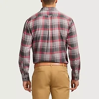 IZOD Stratton Mens Long Sleeve Stretch Fabric Classic Fit Flannel Shirt