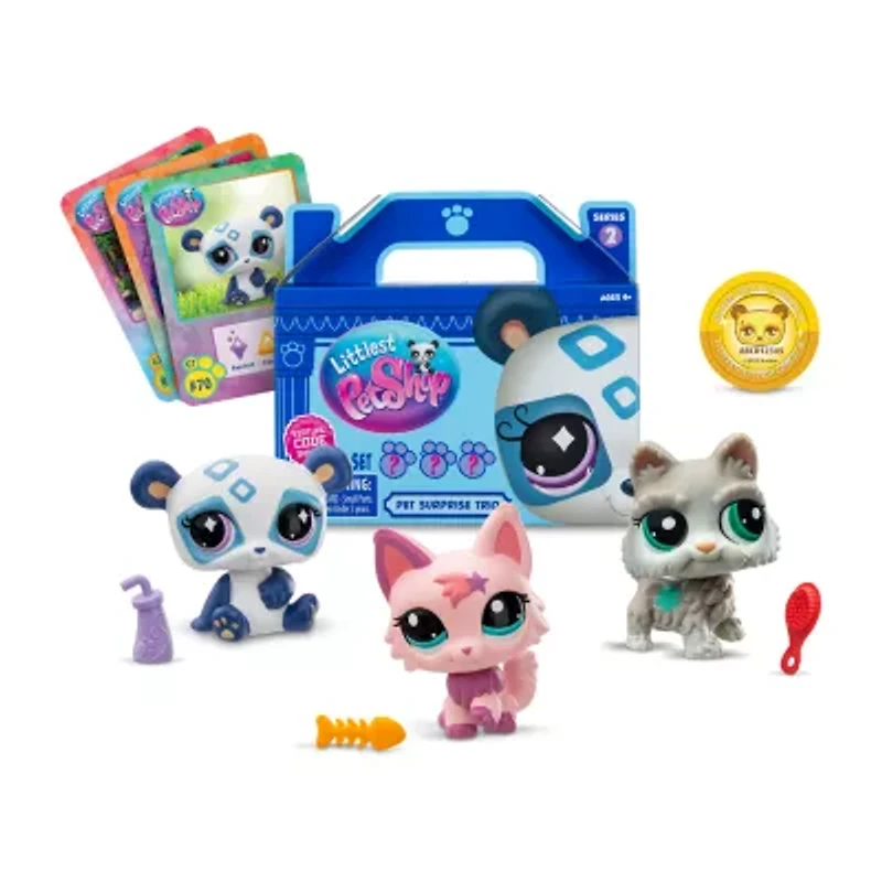 Littlest Pet Shop 3-Pack Blind Box Assortment Dolls