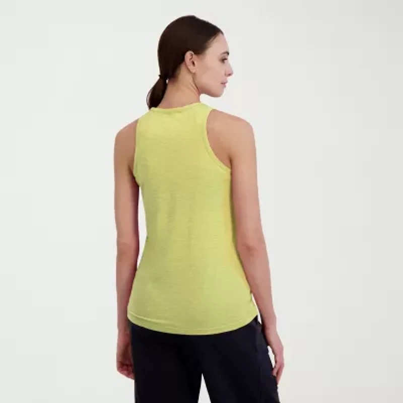 Reebok Womens Crew Neck Sleeveless Active Tank Top