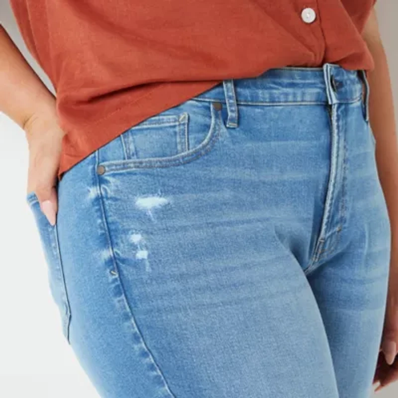 a.n.a Womens High Rise Bootcut Jean