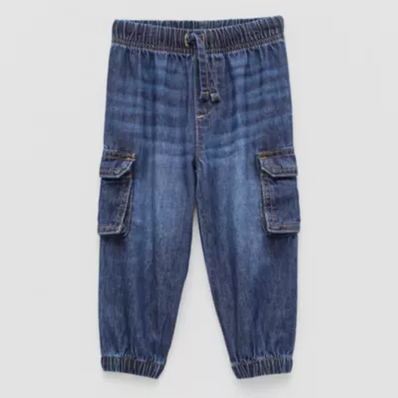 Okie Dokie Baby Boys Cinched Regular Fit Jogger Pant